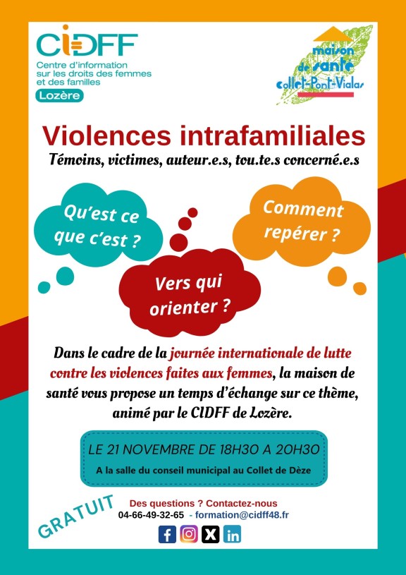 Affiche violence faites aux femmes