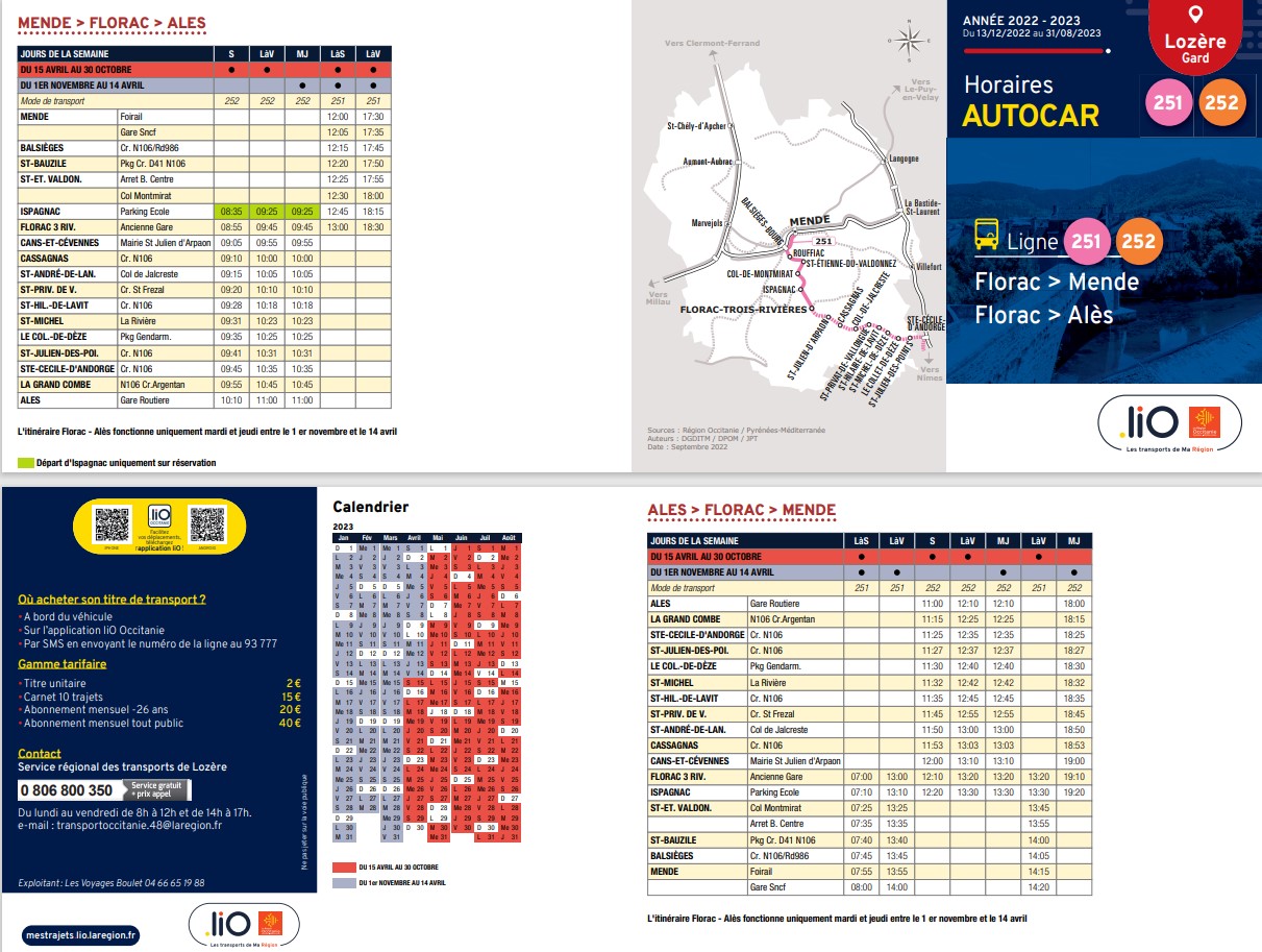 Ligne 251 region