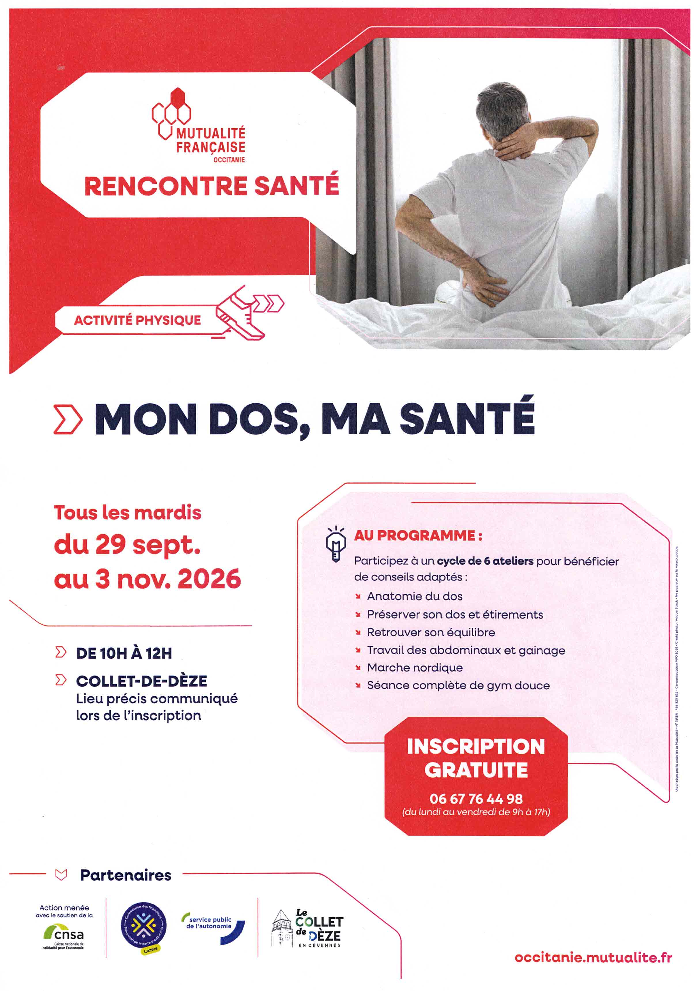 MON DOS, MA SANTE